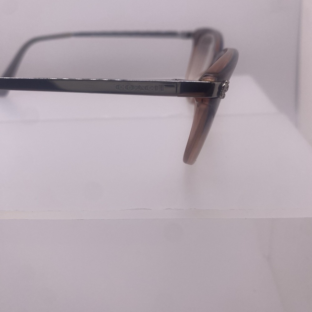 Coach Eyeglasses FRAME ONLY HC6142 Cat Eye 51-17-140 Violet Glitter Gradient 798 - Picture 10 of 15